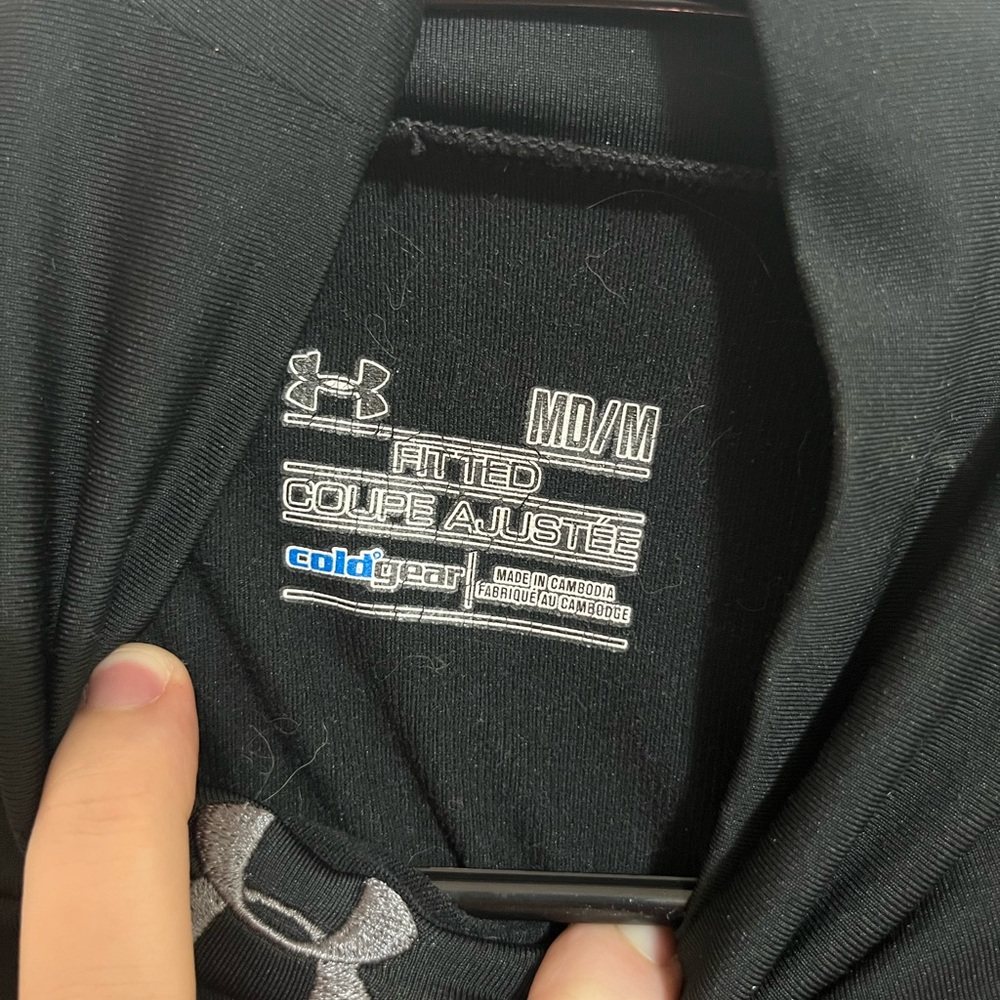 Under Armour Black Fitted ColdGear Top - Picture 3 of 3